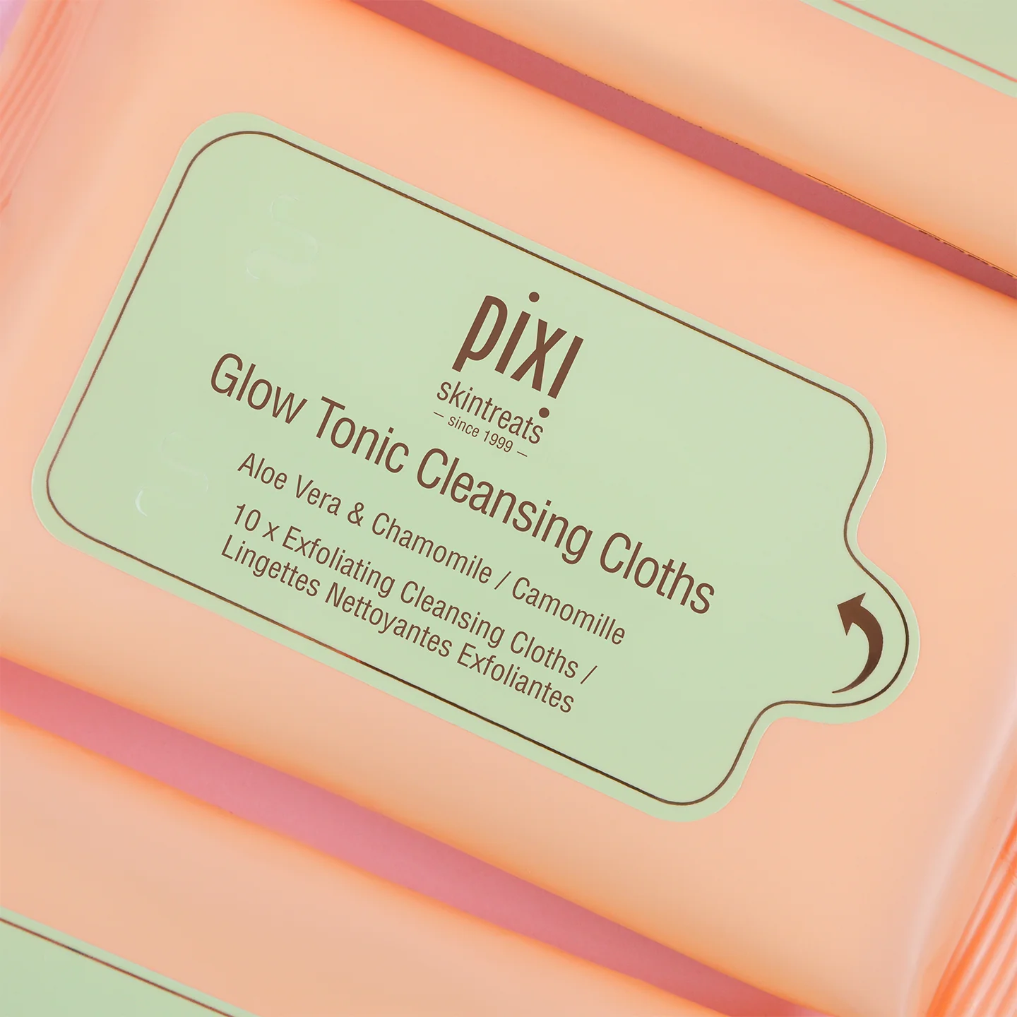 Glow Tonic Cleansing Cloths Set of 5 - Image 3