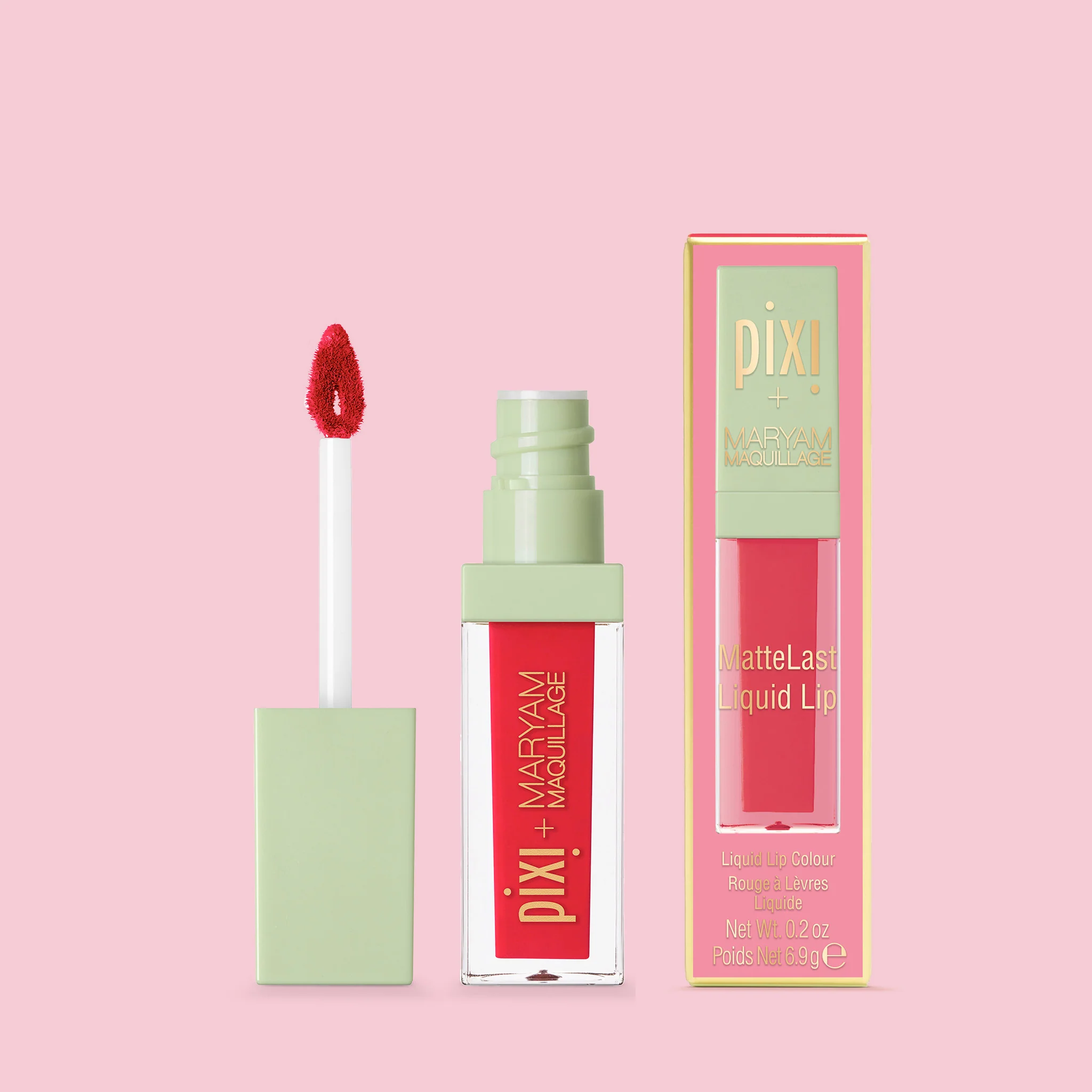 Pixi + Maryam MatteLast Liquid Lip - Fiesta Red | MaryamNYC Limited Edition - Image 5