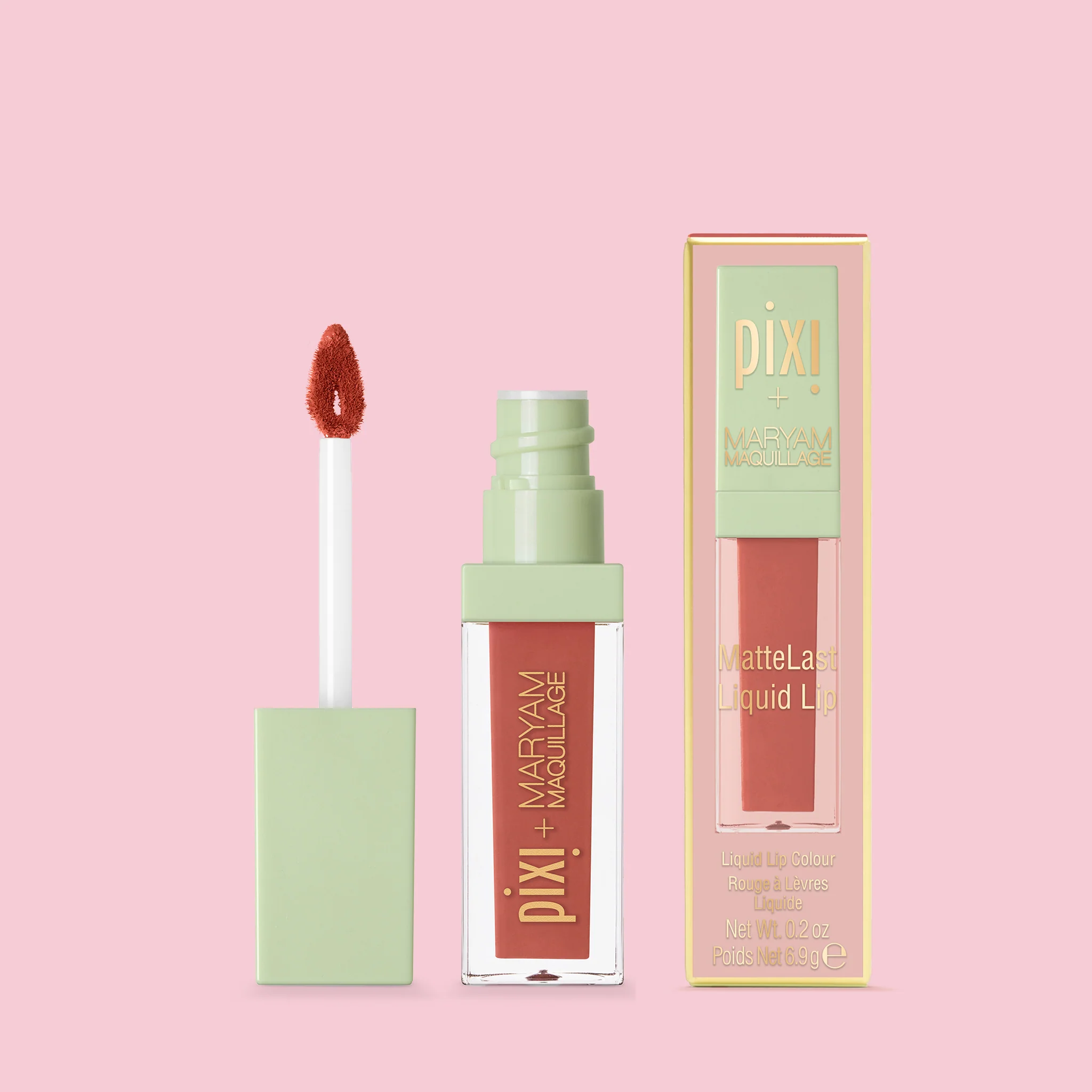 Pixi + Maryam MatteLast Liquid Lip - Siesta Peach | MaryamNYC Limited Edition - Image 6